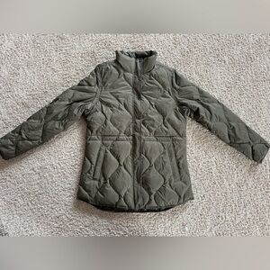 The North Face Olive Quilted Jacket